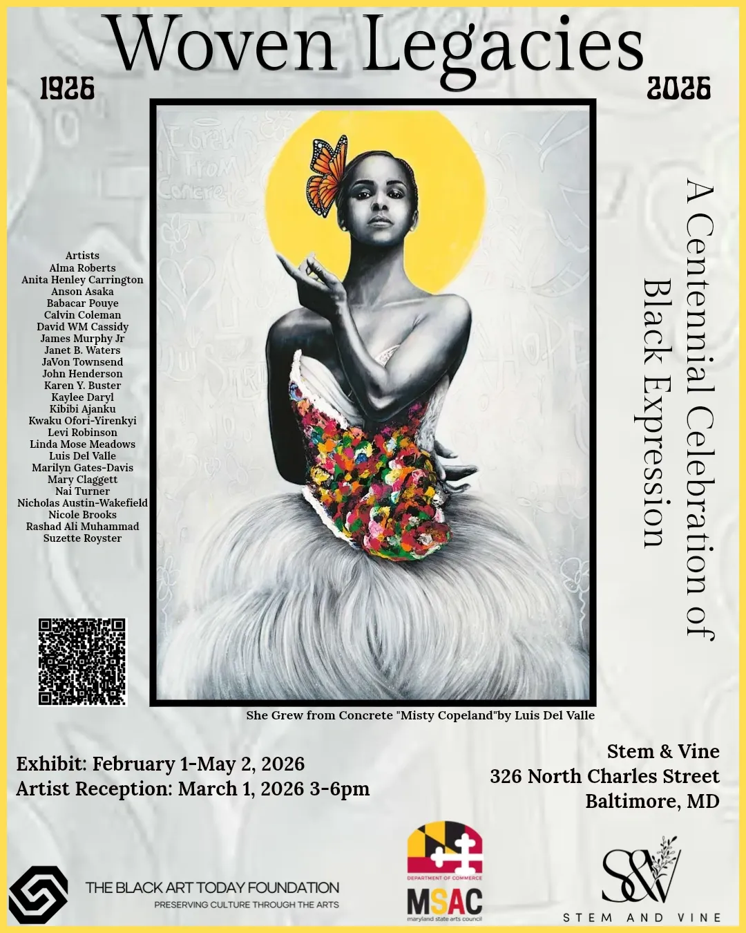 Woven Legacies, A Black Art Today Foundation Exhibition. 